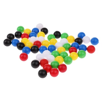 60 штук маленьких пластиковых шариков для подключения четырех игровых элементов, диаметром 1 см