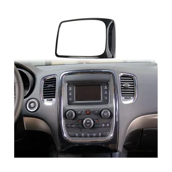 Автомобильная панель GPS Навигации, Рамка, Накладка для Dodge Durango 2014-2020 Аксессуары ABS Из Углеродного волокна