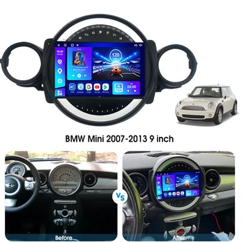 Новый Android 12 12,5 Дюймов Автомобильный Радиоприемник Стерео Видео Мультимедийный Плеер Авторадио Для BMW X5 E70 F15/X6 E71 F16 2007-2020 Carplay