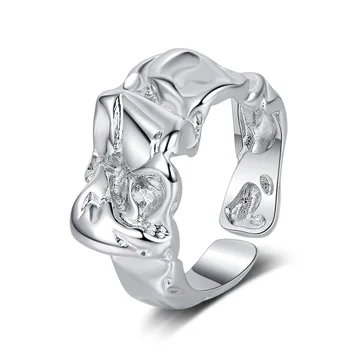 Дропшиппинг Преувеличенное Женское кольцо Lava с регулируемым открыванием Anillos Mujer