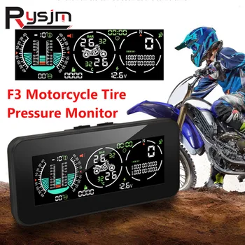 HD F3 Мотоцикл 3 В 1, монитор давления В шинах, GPS Спидометр, тахометр скорости автомобиля, измеритель уклона, цифровой ЖК-датчик для бездорожья